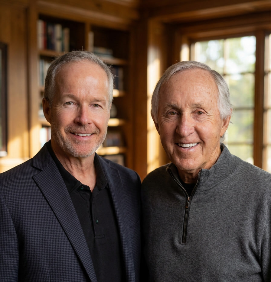 John Enright &amp; Fran Tarkenton shot